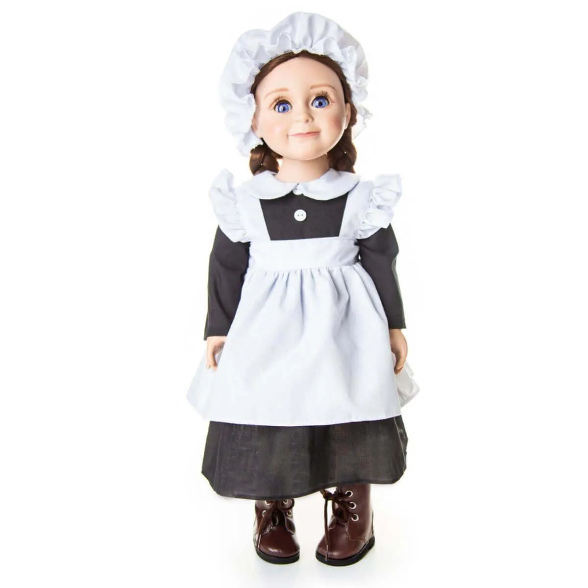 4 Piece Scullery Kitchen Maid Outfit, Doll Clothes for 18 Inch Dolls