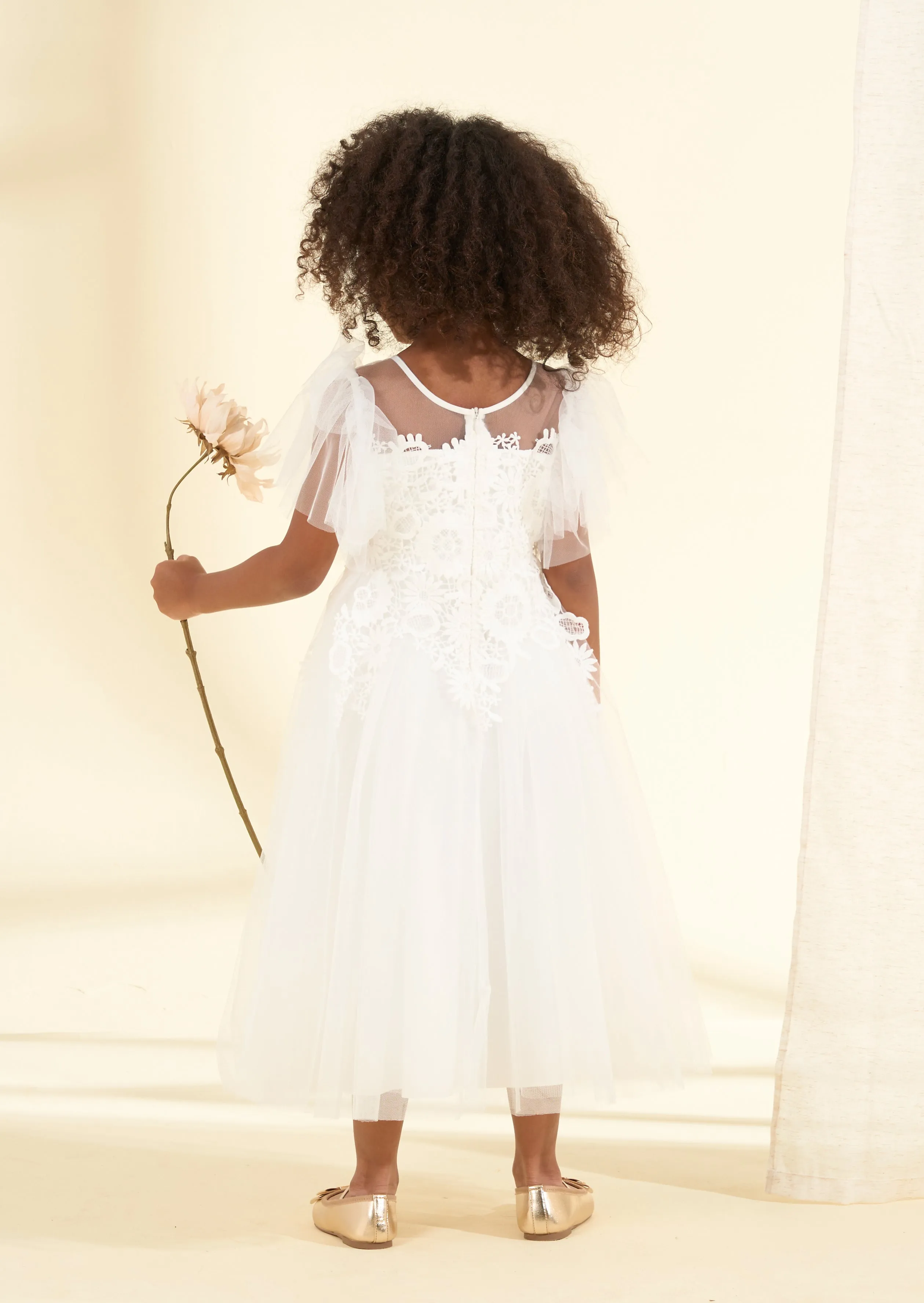 Anelise Cascade Lace Dress