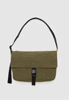 Baggu Nylon Messenger Bag Seaweed