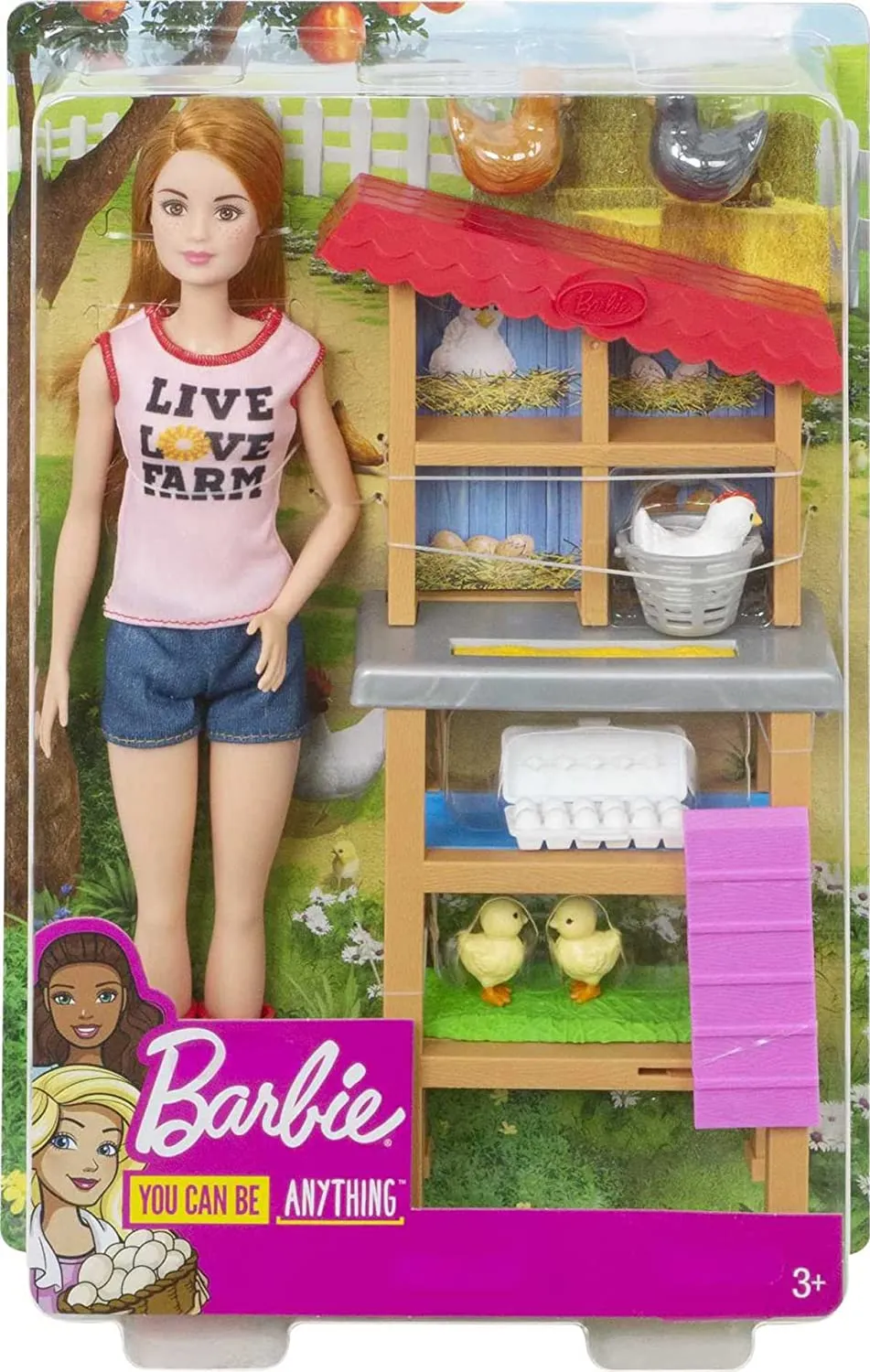 Barbie Career Doll & Playset Chicken Farmer