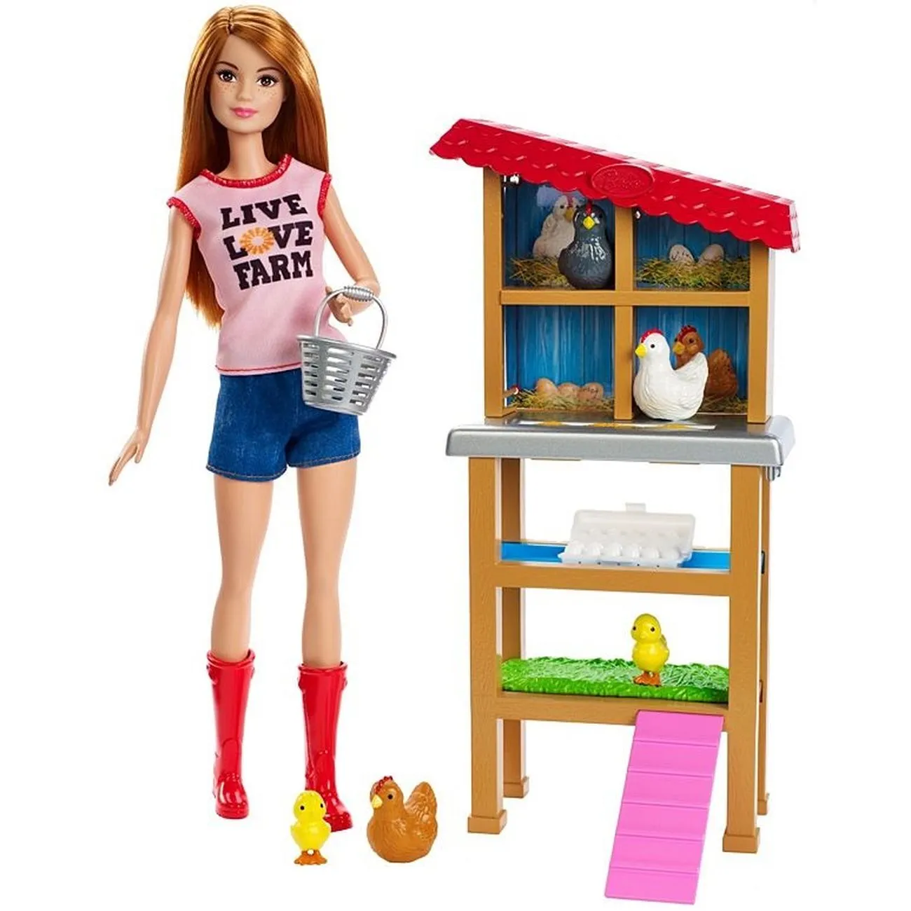 Barbie Career Doll & Playset Chicken Farmer