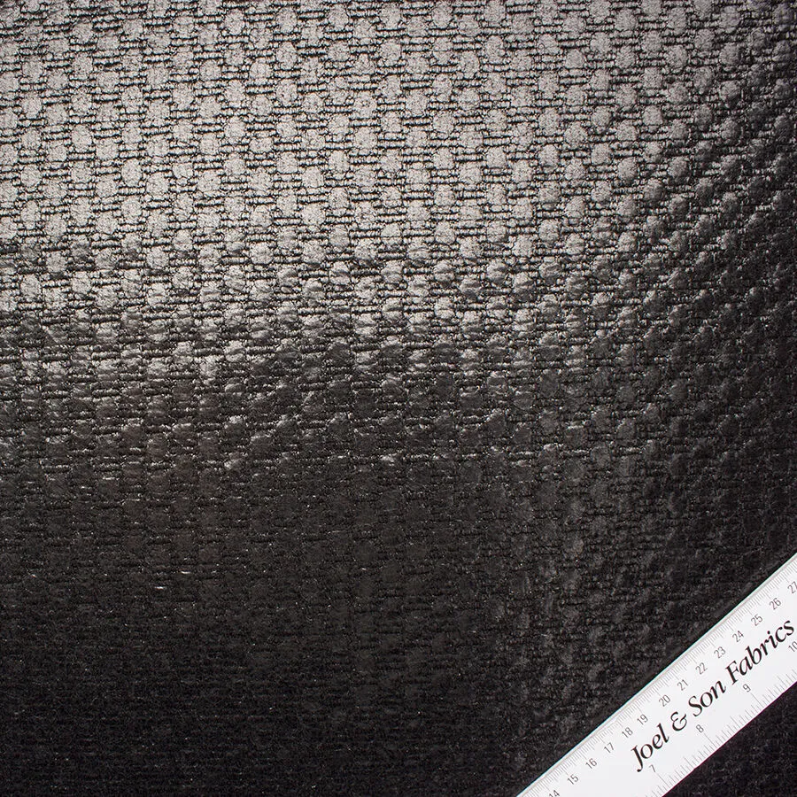 Black Laminated Wool Coating