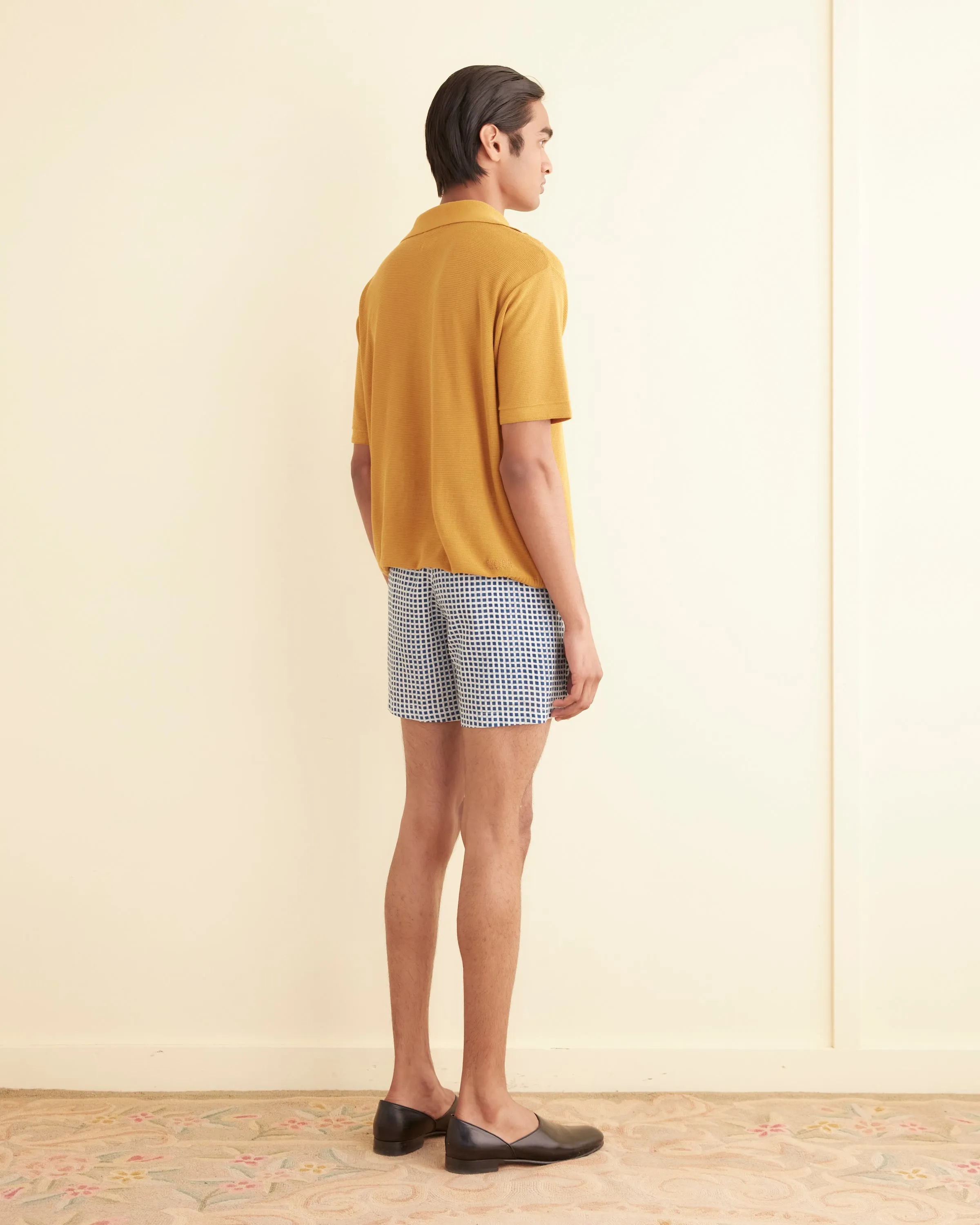 Boxy Polo - Mustard