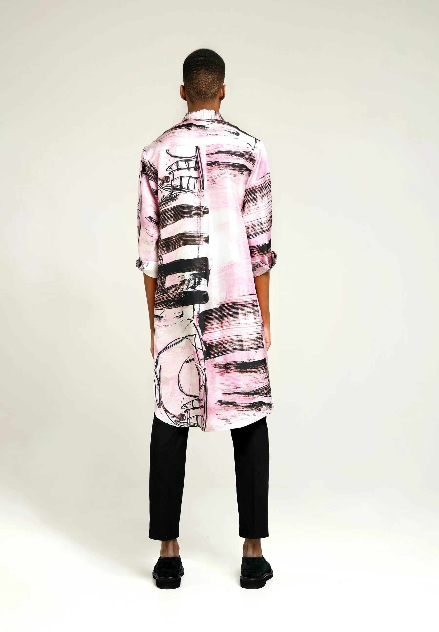 BROMLEY LONG SLEEVED SHIRT DRESS  - Art on fashion