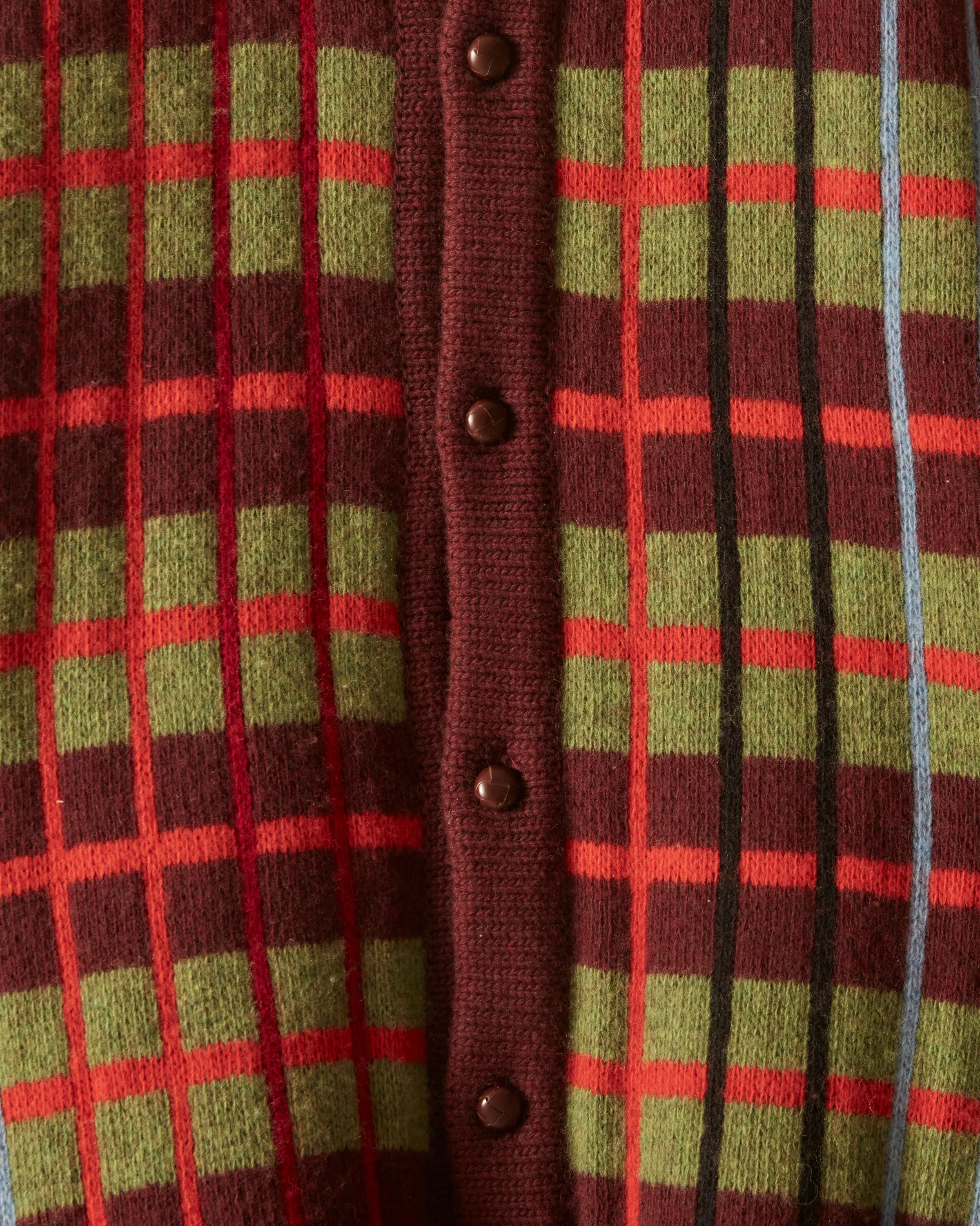 County Plaid Cardigan