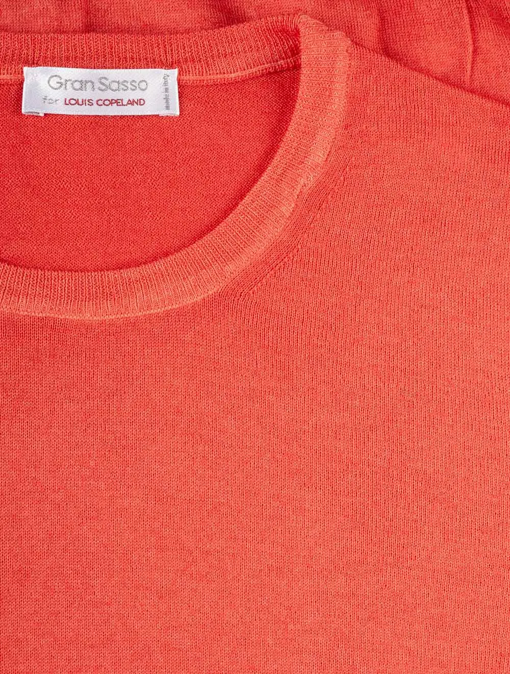 Crew Neck Knitwear Orange