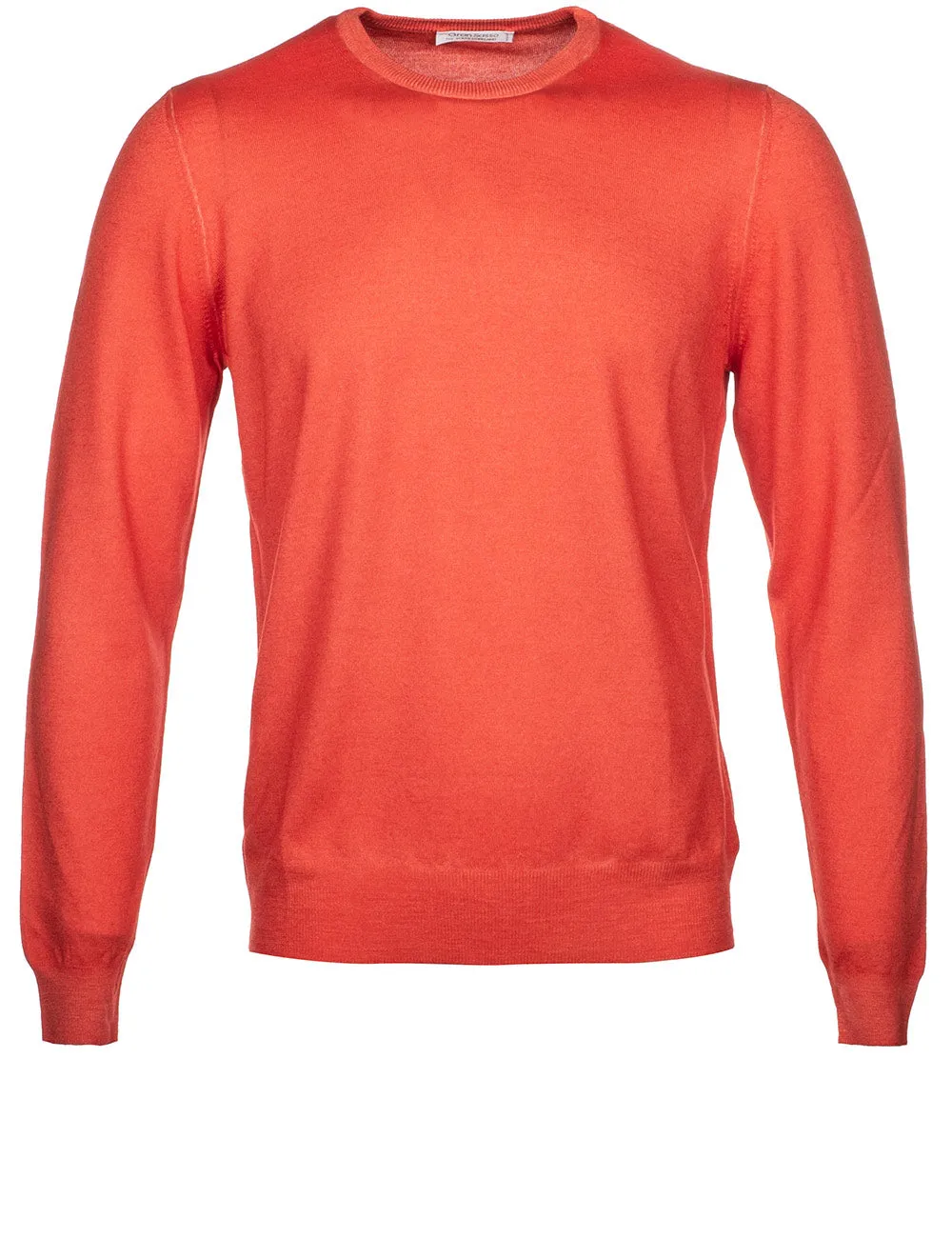 Crew Neck Knitwear Orange