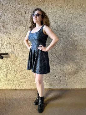 Dark Grey SPG Logo Skater Dress