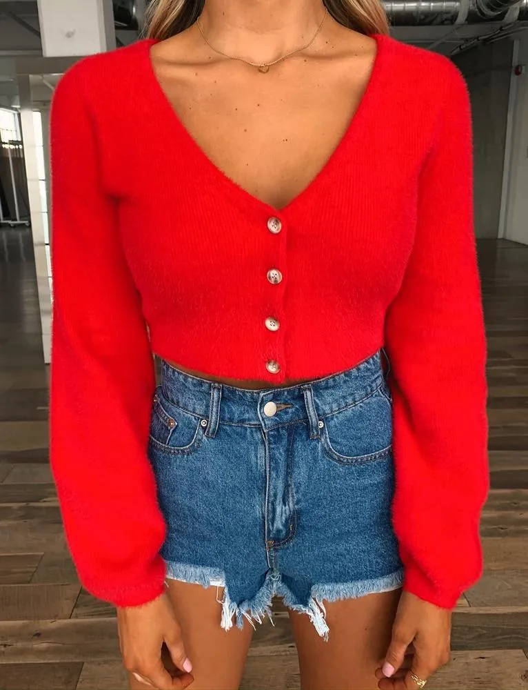 Elodie Sweater - Red