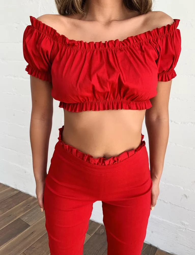 Evelyn Top - Red