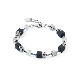 GeoCUBE® Iconic Precious Onyx bracelet crystal-black