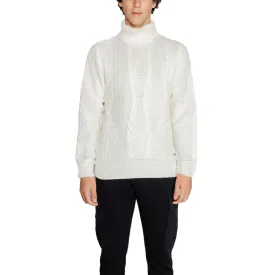 Gianni Lupo White Polyester Sweater