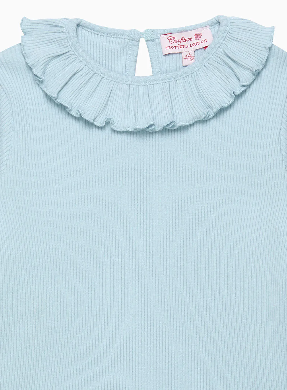 Grace Willow Jersey Top in Pale Blue