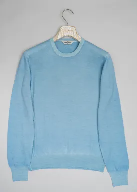 Gran Sasso Vintage Merino Crew Neck / Light Blue