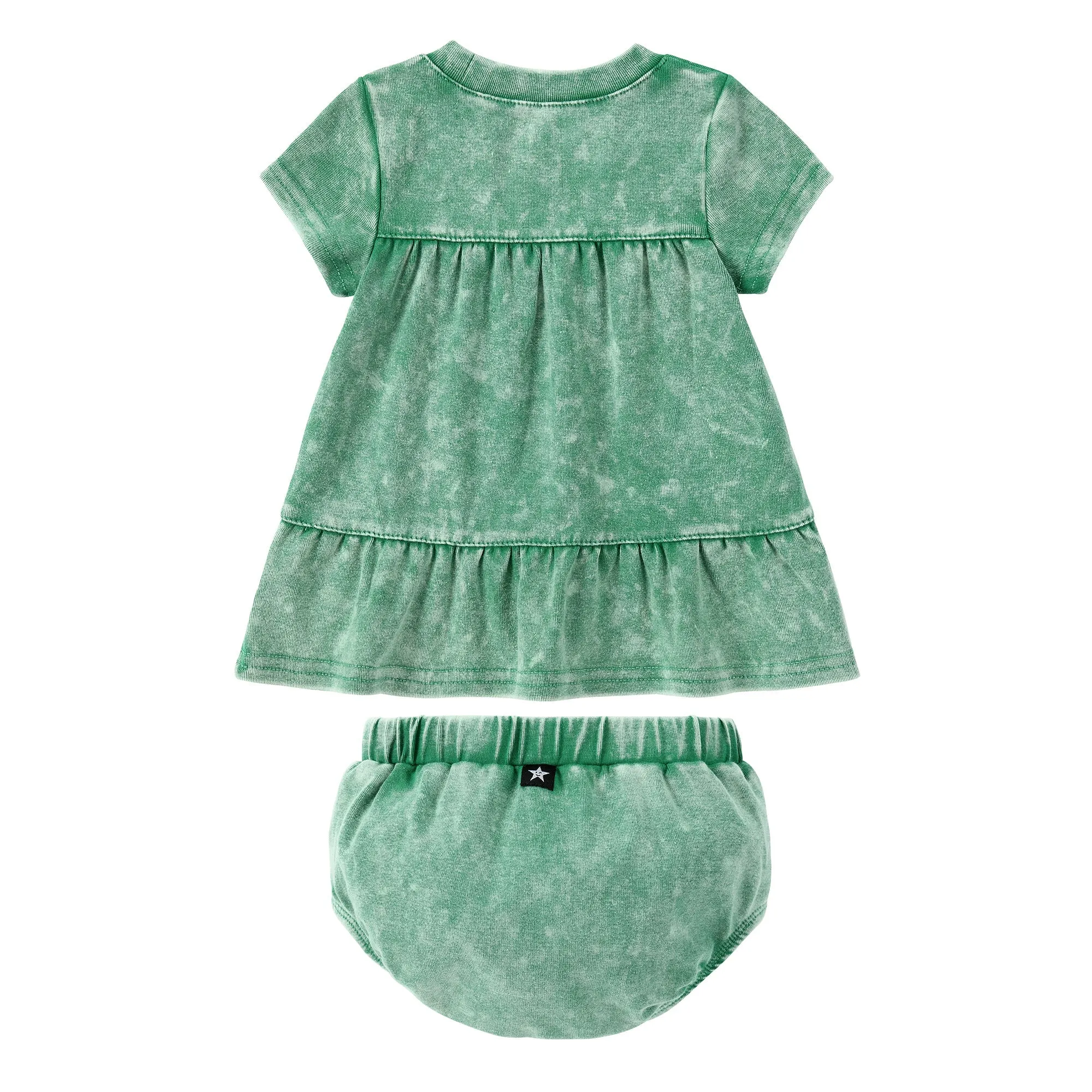 Green Wash Tiered Shirt Set