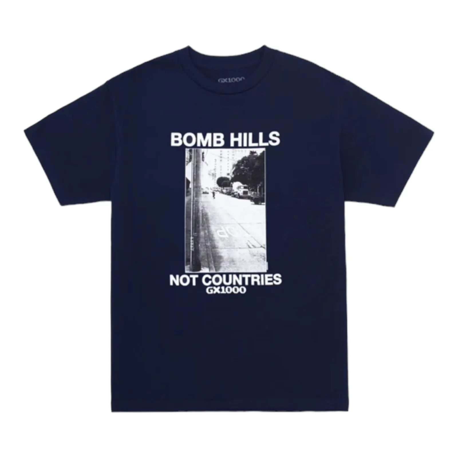 GX1000 Bomb Hills Not Countries Tee [Navy]