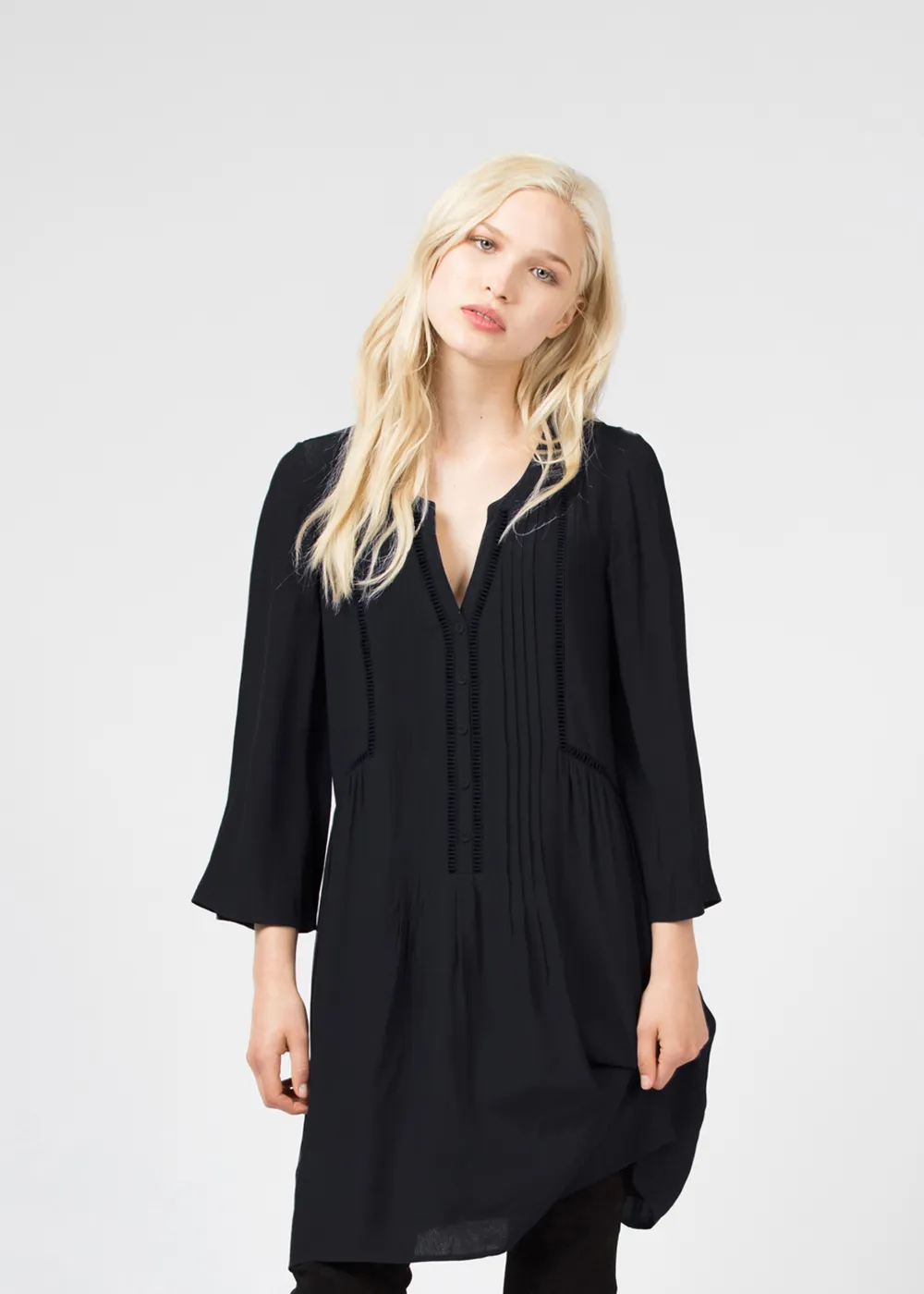 Henley Shirt Dress