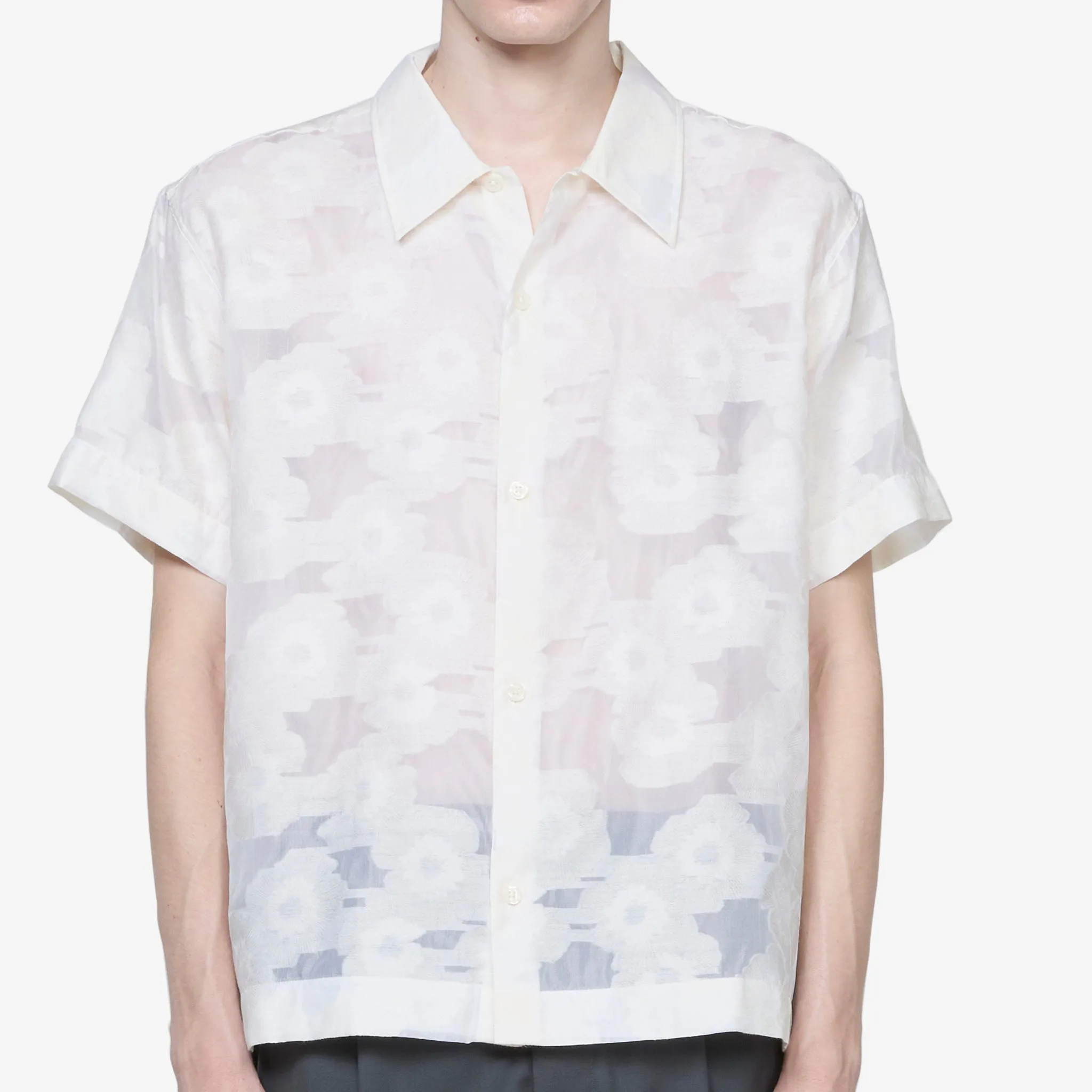 Holiday Shirt Floral Silk