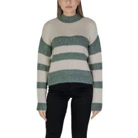 Jacqueline De Yong Green Acrylic Sweater