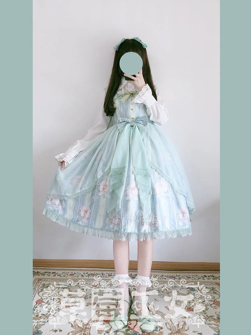 JSK Dress♥Ready to Ship♥The Little Angel Singing Blessing Poem♥Sweet Lolita Dress