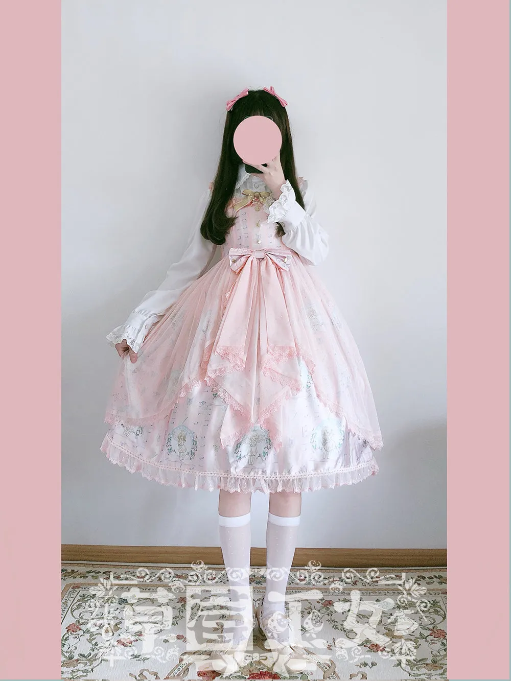 JSK Dress♥Ready to Ship♥The Little Angel Singing Blessing Poem♥Sweet Lolita Dress