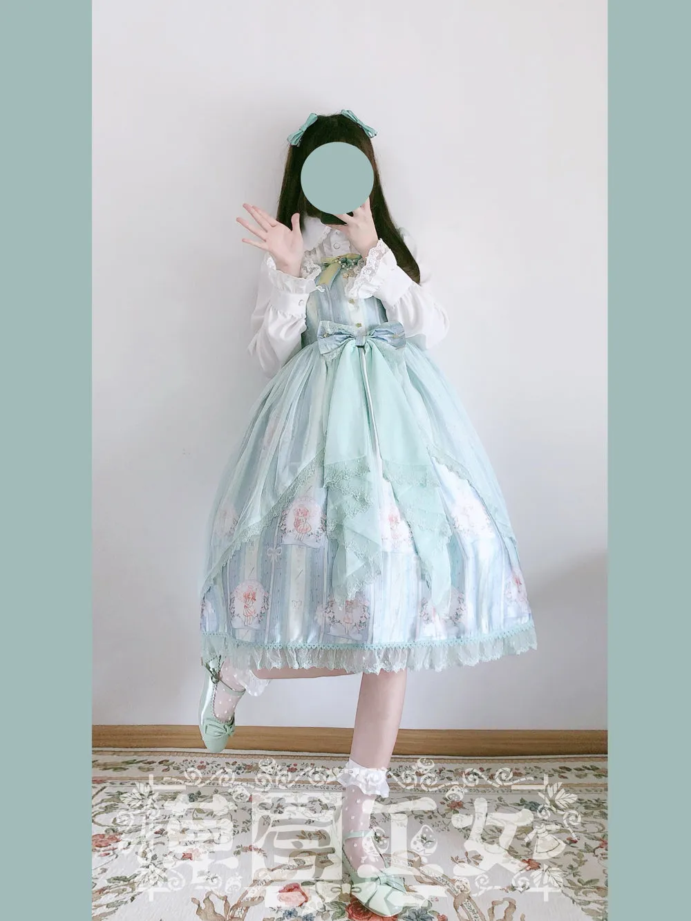 JSK Dress♥Ready to Ship♥The Little Angel Singing Blessing Poem♥Sweet Lolita Dress