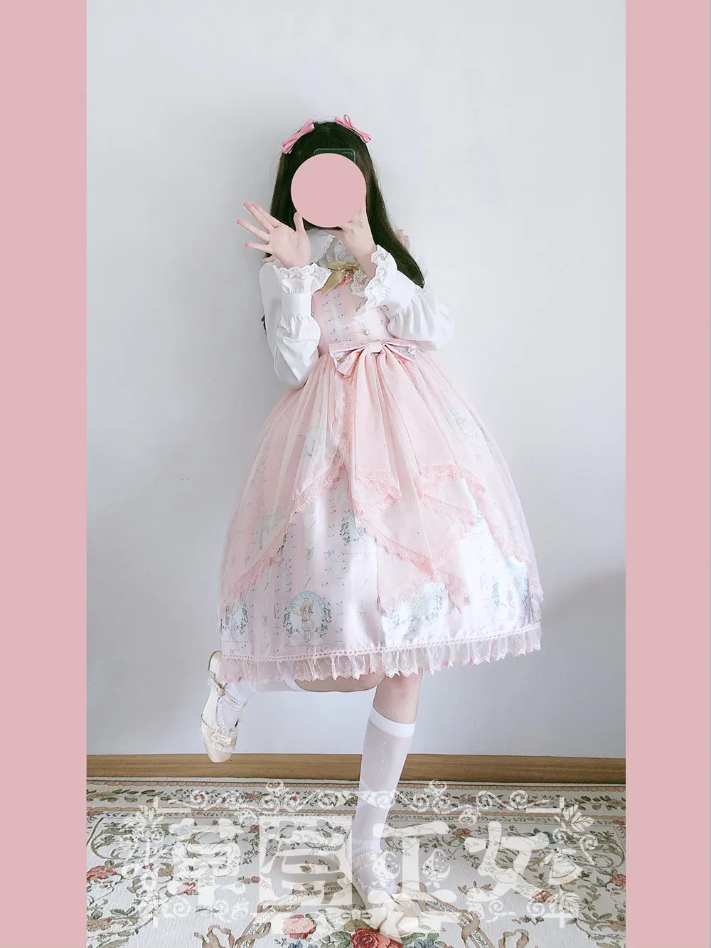 JSK Dress♥Ready to Ship♥The Little Angel Singing Blessing Poem♥Sweet Lolita Dress