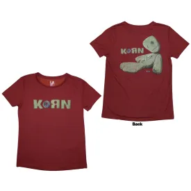 Korn Ladies T-Shirt: Doll Issues (Back Print)