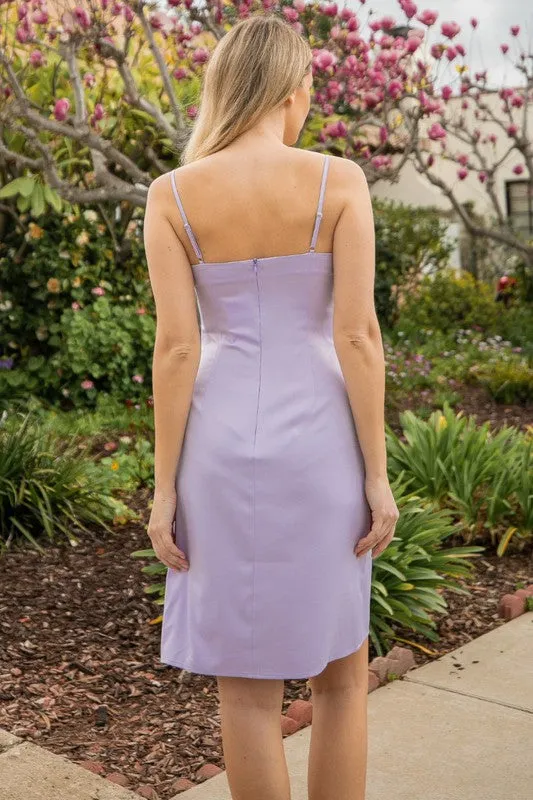 Lavender Emma Short Slip Dress