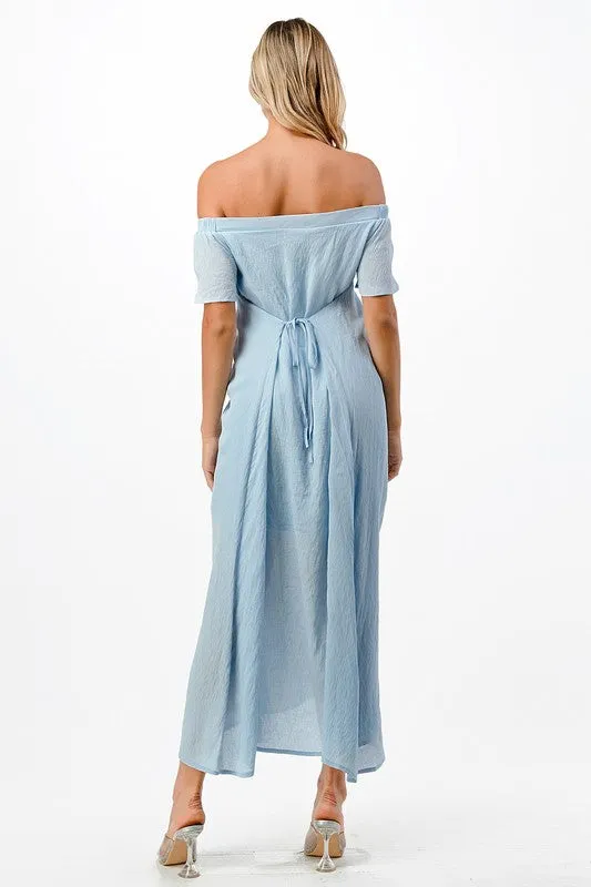 Light Blue Long Dress