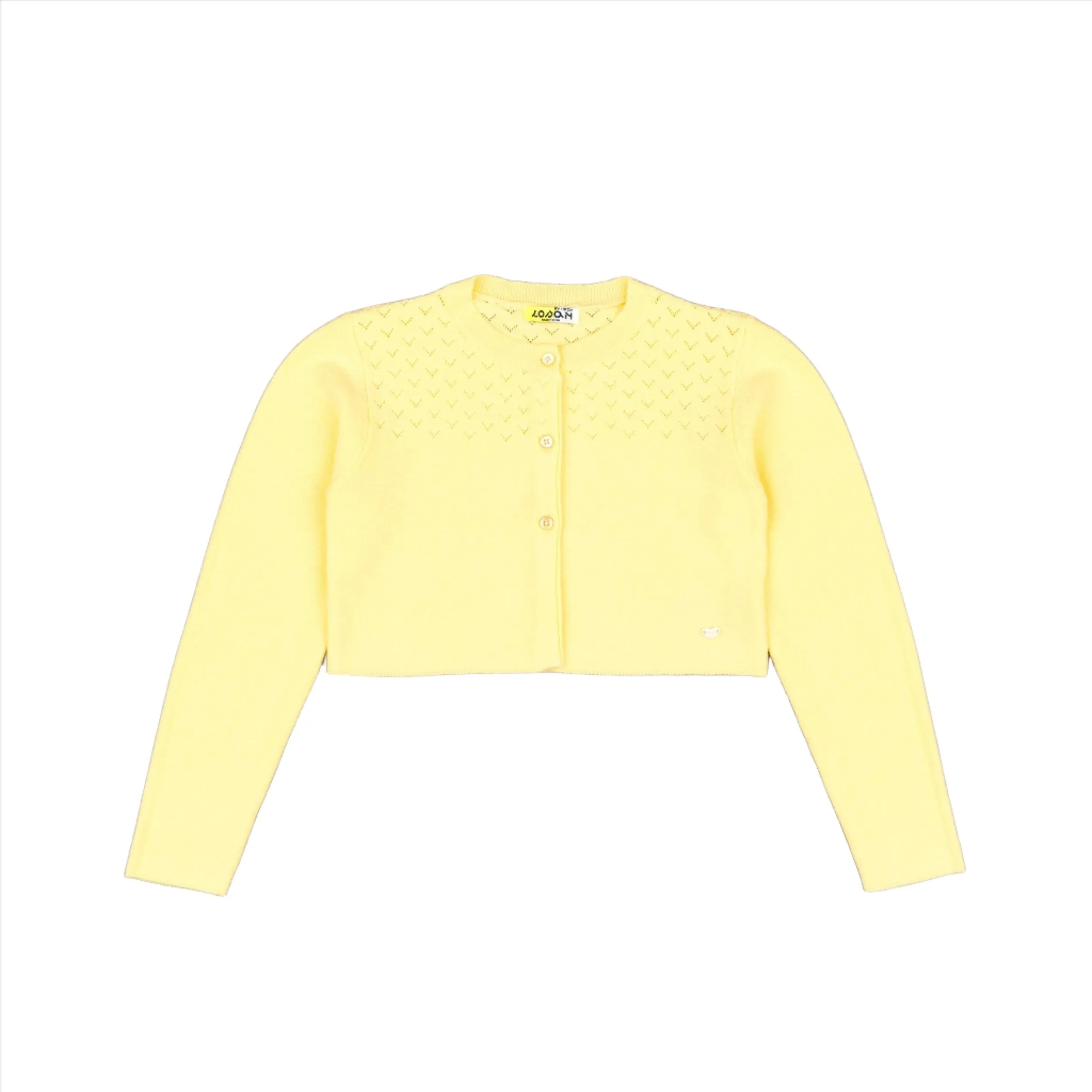 Losan Girls Knit Cardigan LKGAP0201 Light Yellow