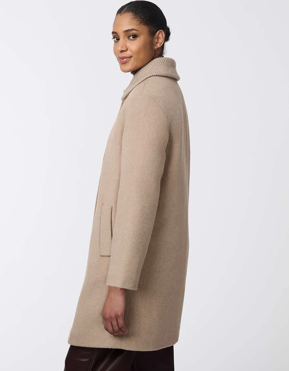 Modern Line Wool Coat