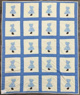 New Blue Sunbonnet Sue Quilt-9/23