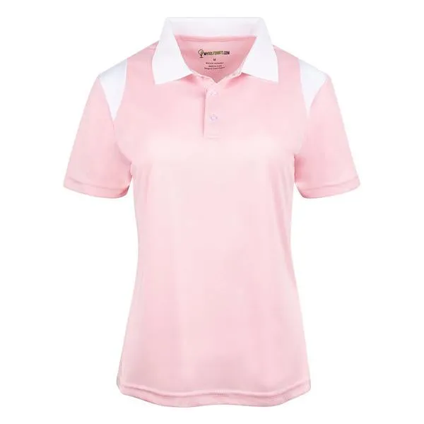 New French  Cut Dri-Fit Short Sleeve Women Golf shirt 6651