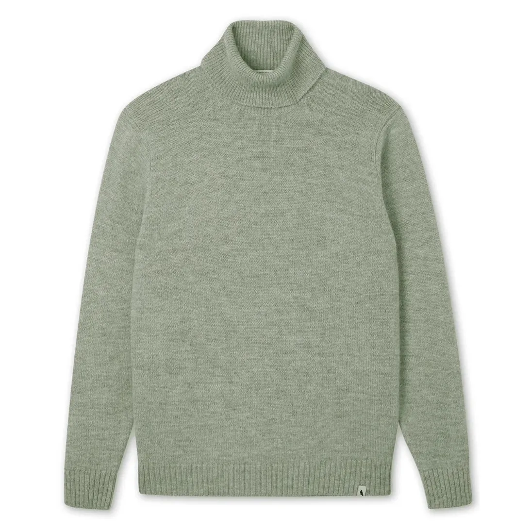 Peregrine Makers Stitch Polo Neck Jumper Mint Made in England WJ71038