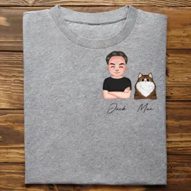 Pet Lovers - Pet In Pocket - Personalized T-shirt