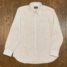 Pique Stripe Classic Regular Collar Shirt