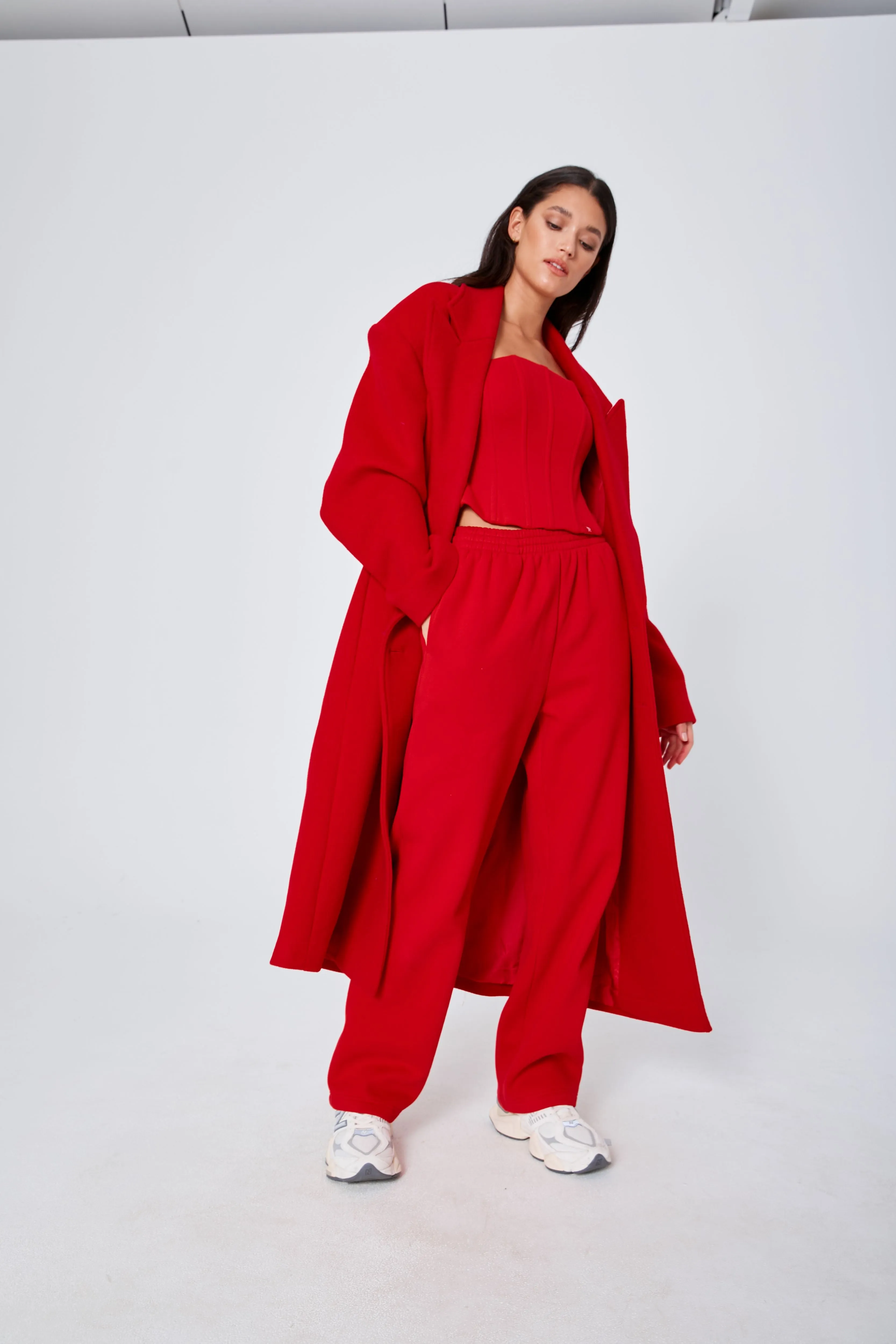 ROZALIA x ATOIR Womens The Coat Chili