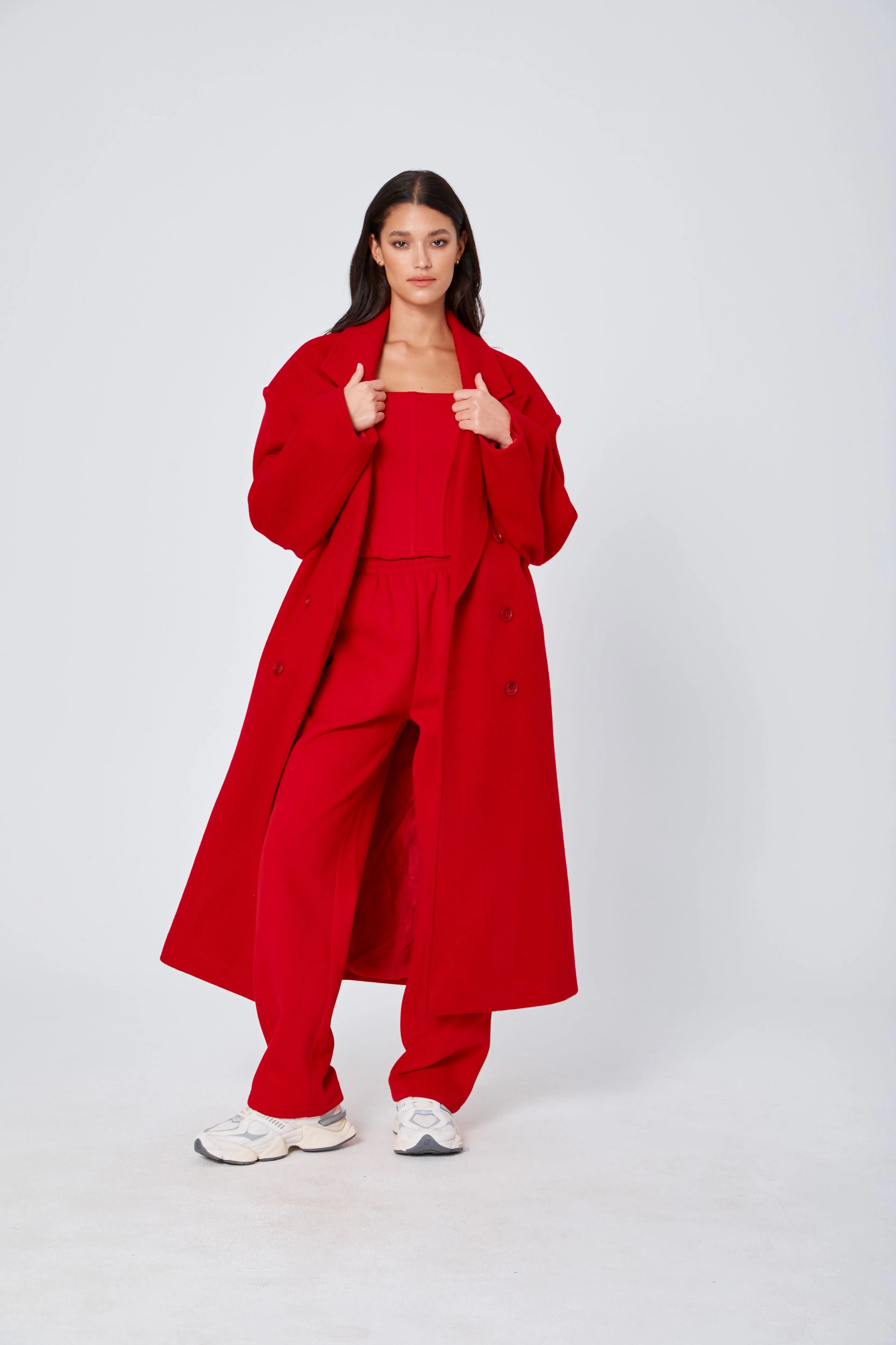 ROZALIA x ATOIR Womens The Coat Chili