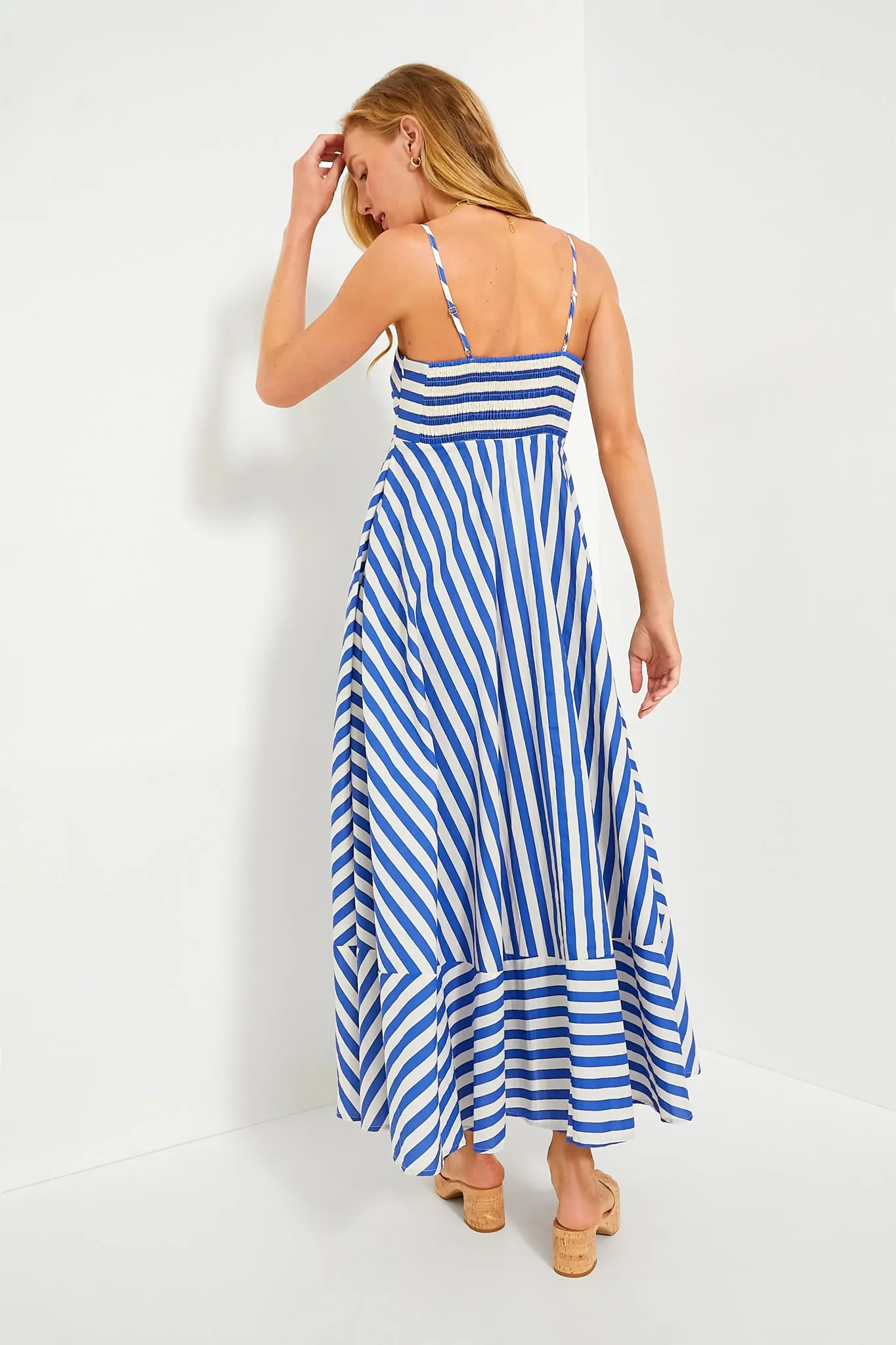 Sapphire Stripe Rue Dress