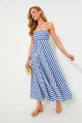 Sapphire Stripe Rue Dress