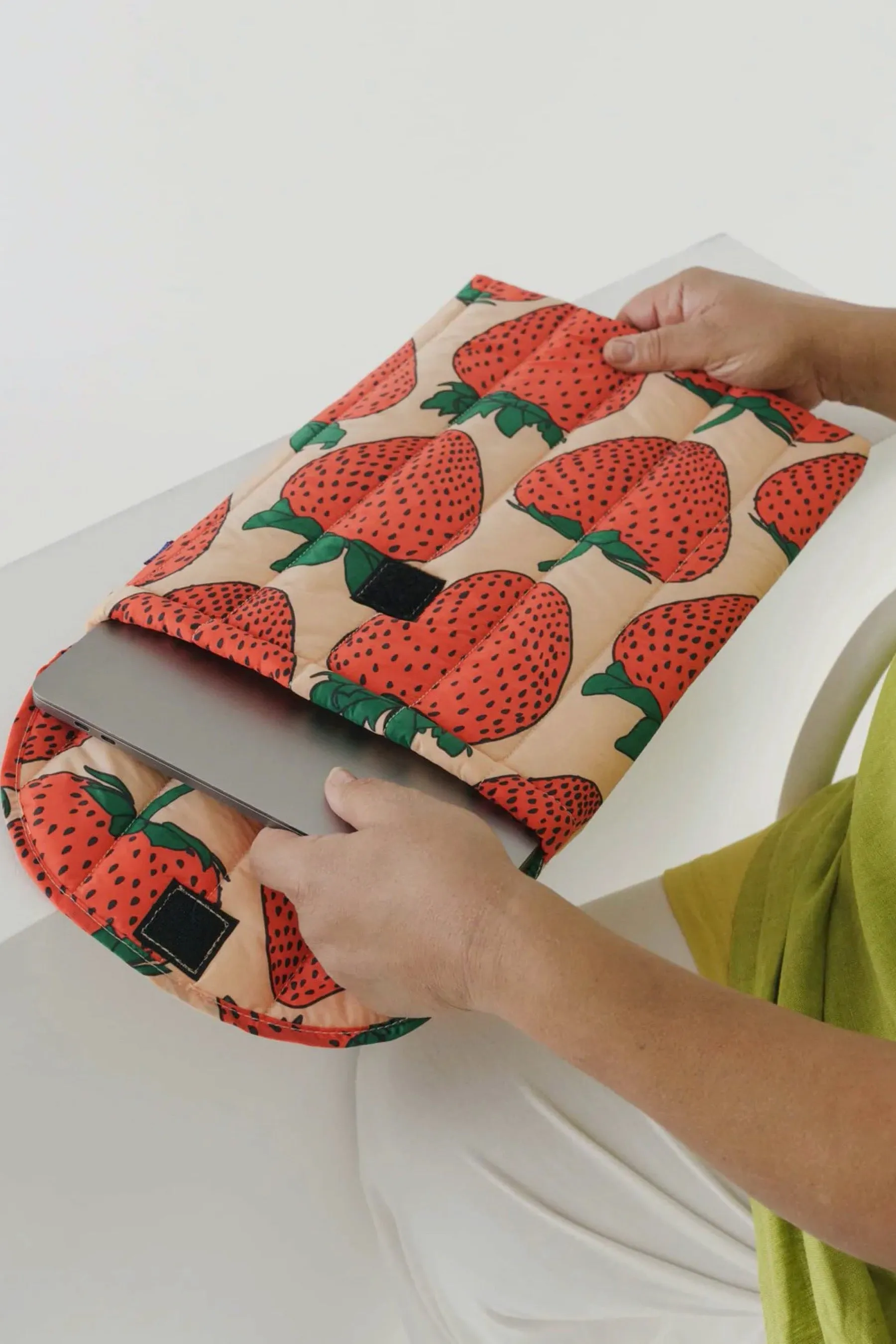 Strawberry Puffy Laptop Sleeve