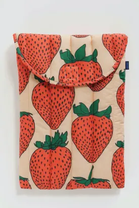 Strawberry Puffy Laptop Sleeve