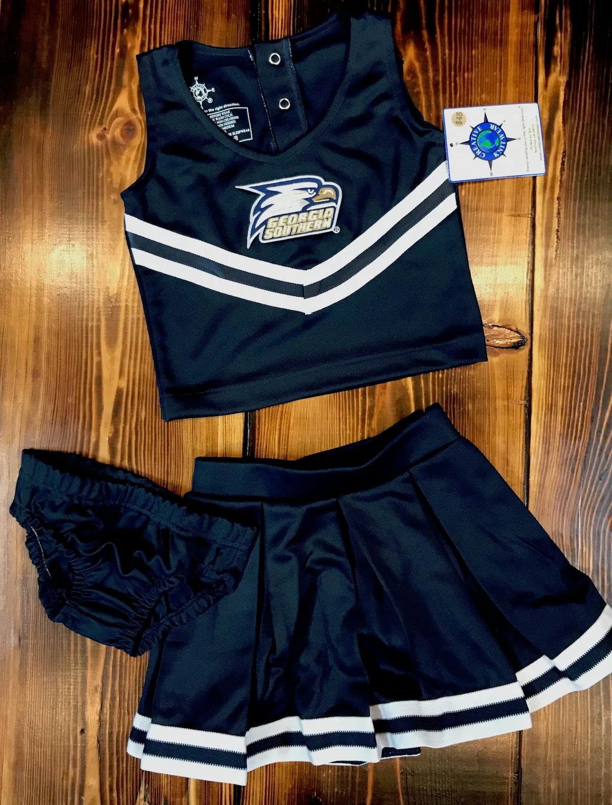 Three Piece Cheer Dress w/Bloomers