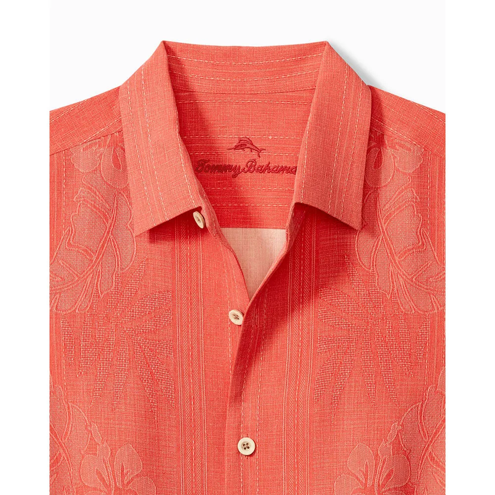 Tommy Bahama Bali Border Camp Shirt - Dubarry Coral