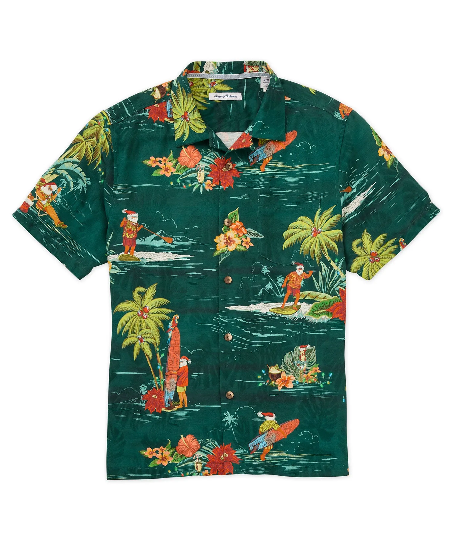 Tommy Bahama Short Sleeve Surf's Up Sport Shirt